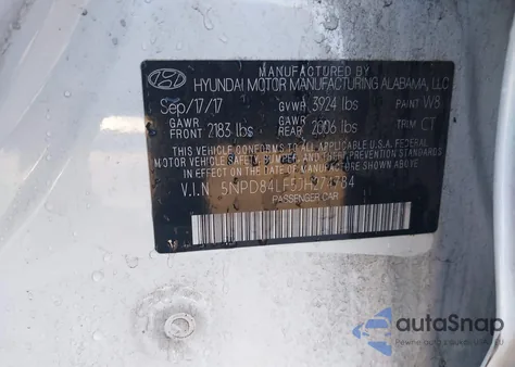 2018 Hyundai Elantra Sel from USA, damaged, VIN 5NPD84LF5JH274784